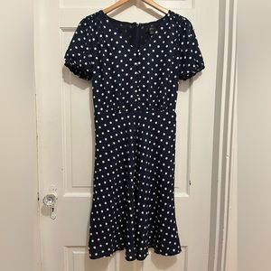 J.Crew polka dot A-line dress